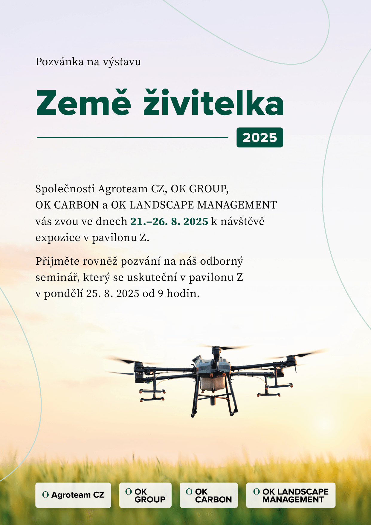 Pozvánka na výstavu Země živitelka 2025